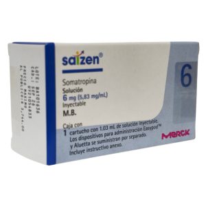 Saizen 18 UI (6 mg) solución inyectable