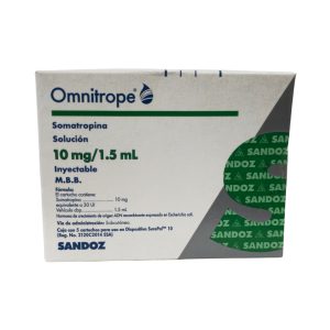 Omnitrope 30 UI (10 mg) c/5 cartuchos