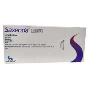 Saxenda 6 mg/ml solución inyectable plumas 3 x 3 ml