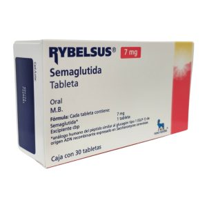 Rybelsus 7 mg. c/30 tabletas. SEMAGLUTIDE