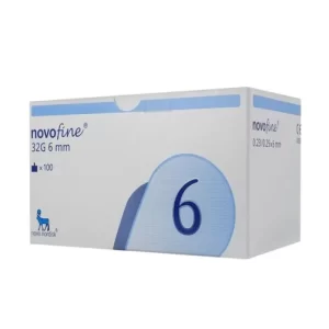 Agujas Novofine 32G x 6 mm (100 piezas)