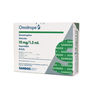 Omnitrope 30 UI (10 mg) c/5 cartuchos