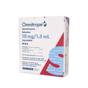 Omnitrope 30 UI (10 mg) cartucho