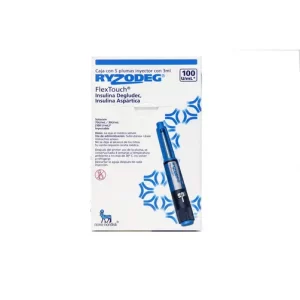 Ryzodeg Flextouch 100 UI/ml pluma 5 x 3 ml