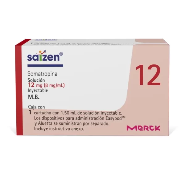 Saizen 36 UI (12 mg) solución inyectable