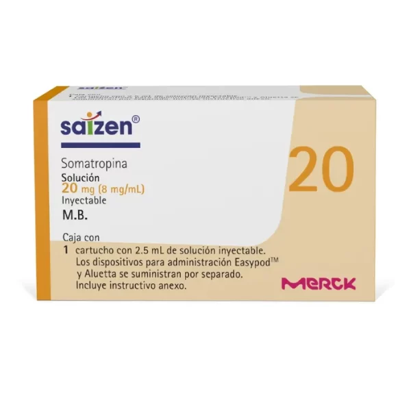Saizen 60 UI (20 mg) solución inyectable