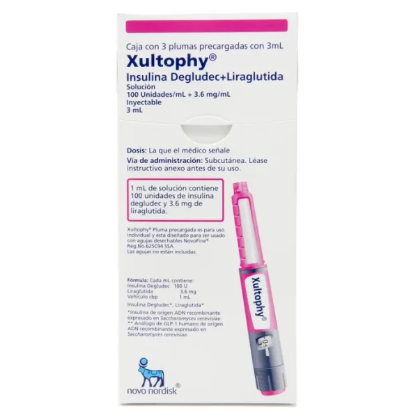 Xultophy Flextouch 100 UI/ml pluma 1 x 3 ml